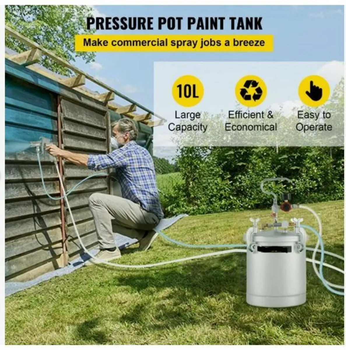 Commercial Paint Pressure Tank 2.5 - Image 2