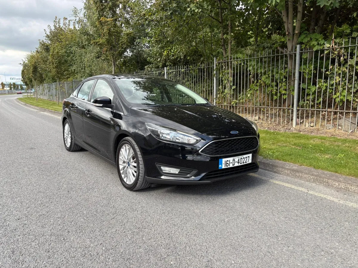 Ford Focus 2016 saloon 1 owner fsh - Image 1