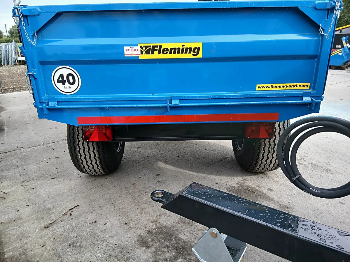 NEW FLEMING TIPPING TRAILERS - Image 3
