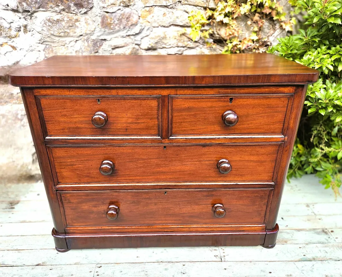 Victorian Low Chest- Circa 1880 - Image 1