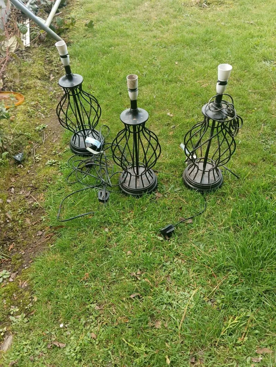 3 lovely lamp bases 50 lot - Image 1