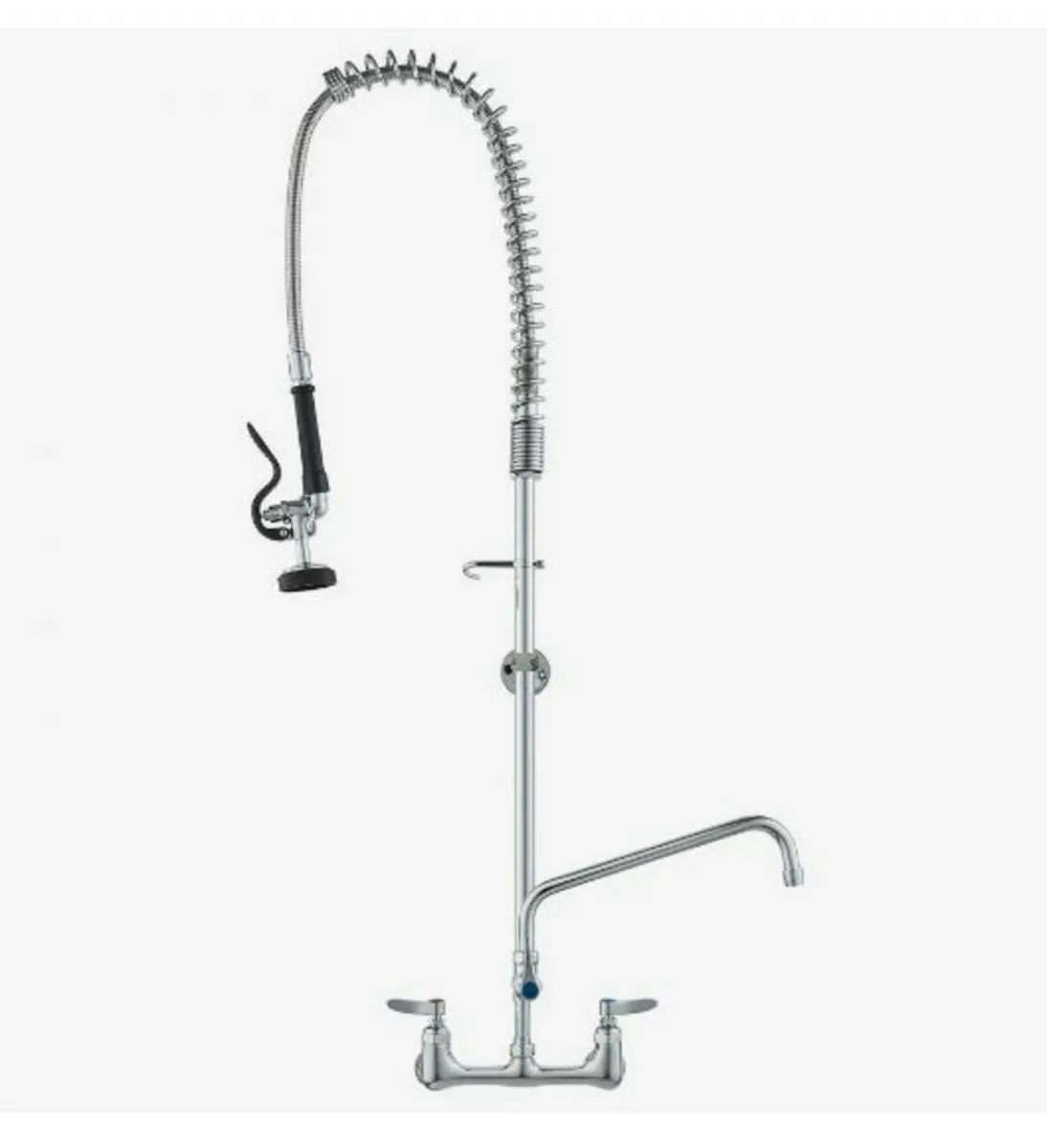 Commercial Faucet with Pre-Rinse Sprayer - Image 1