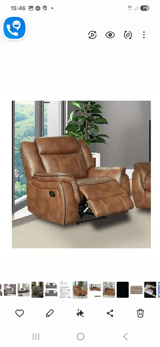 Brand new Monaco recliner arm chairs reduced