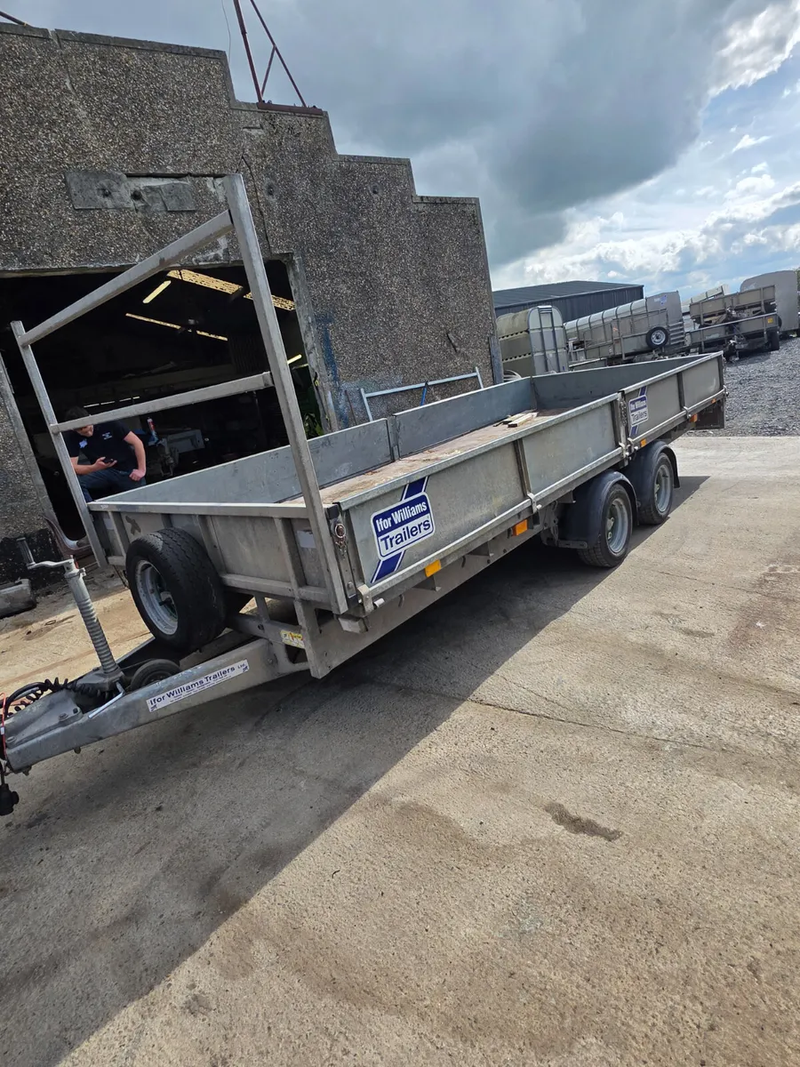 Ifor Williams 16ft dropside trailer - Image 4