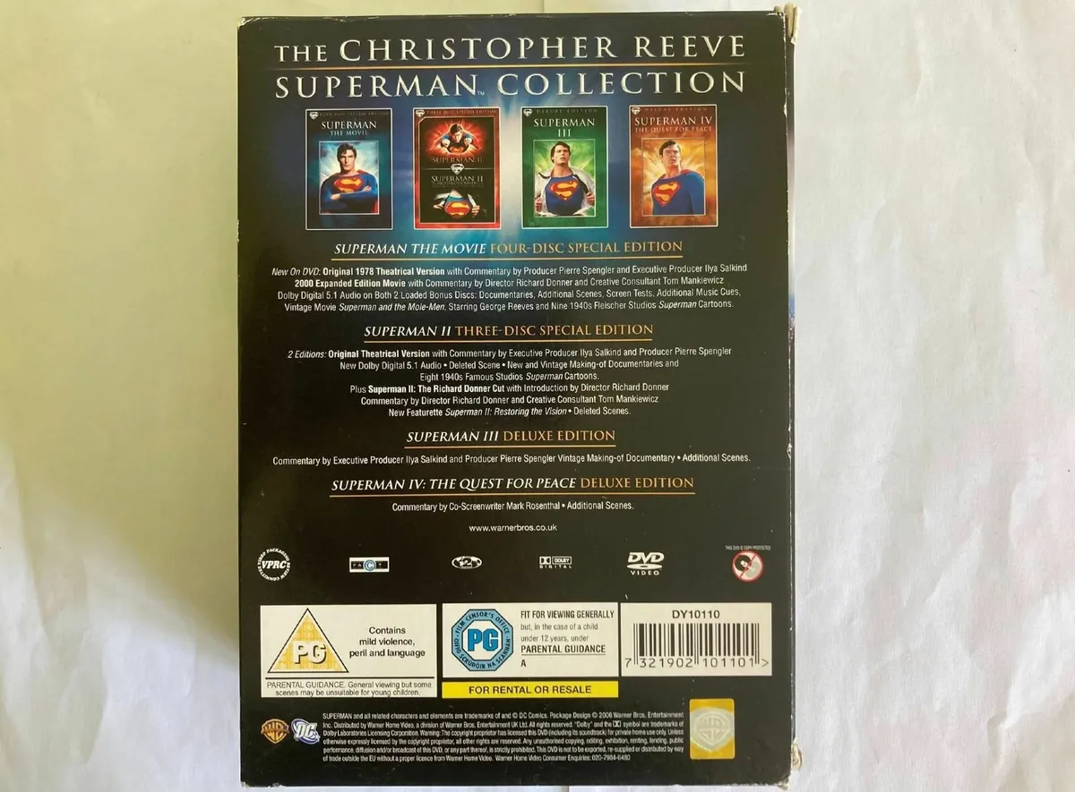 The Christopher Reeve Superman Collection DVD Set - Image 3