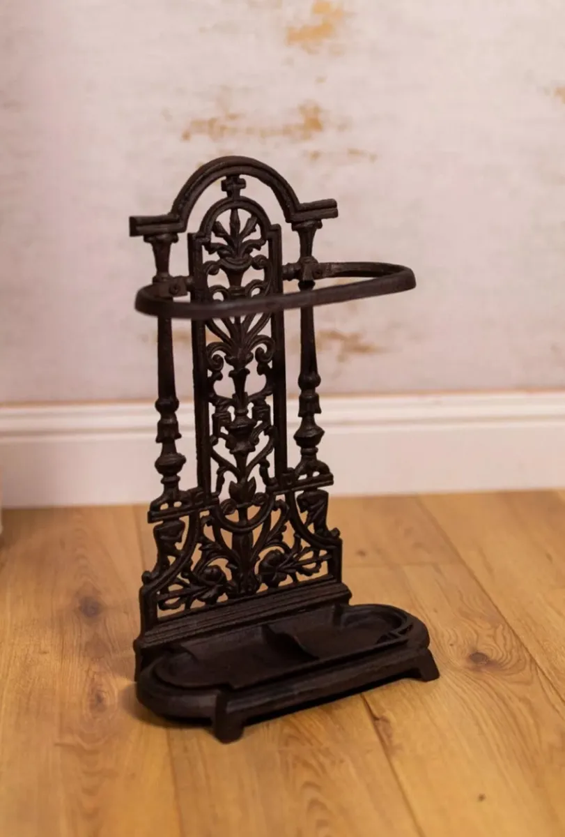 Vintage Style Cast Iron Umbrella Stand NEW - Image 4