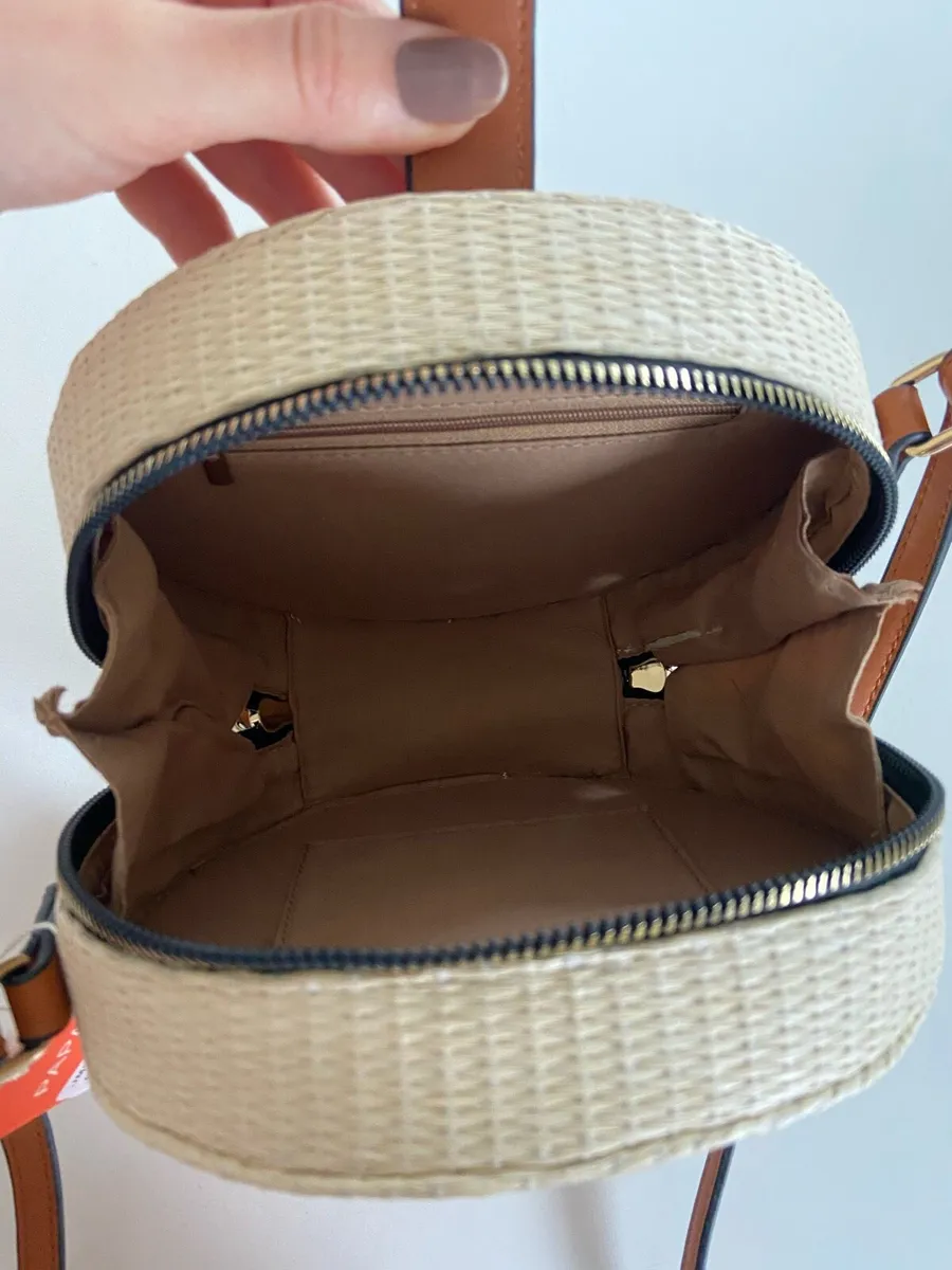 Cream & Brown Handbag - Image 3