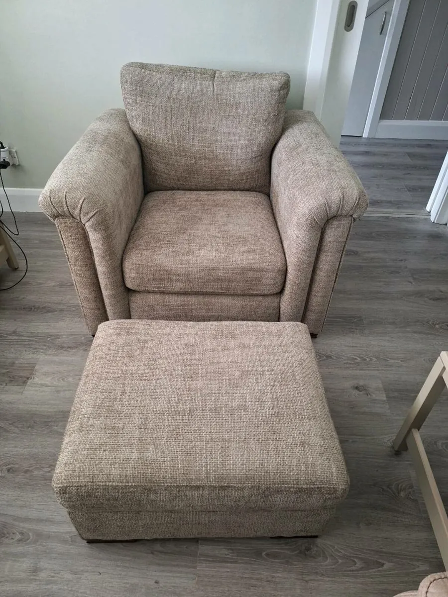 Armchair & Footrest * Brand New* - Image 2