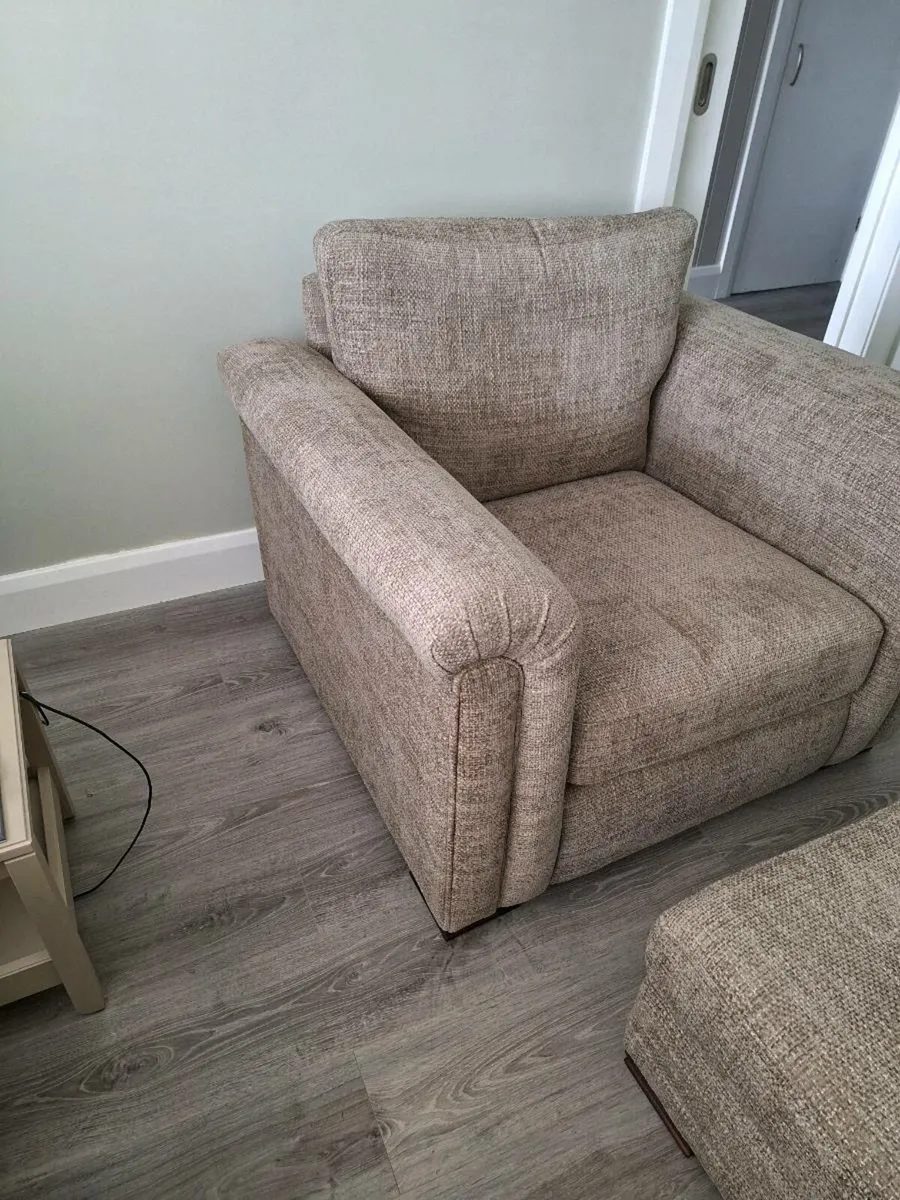 Armchair & Footrest * Brand New* - Image 3