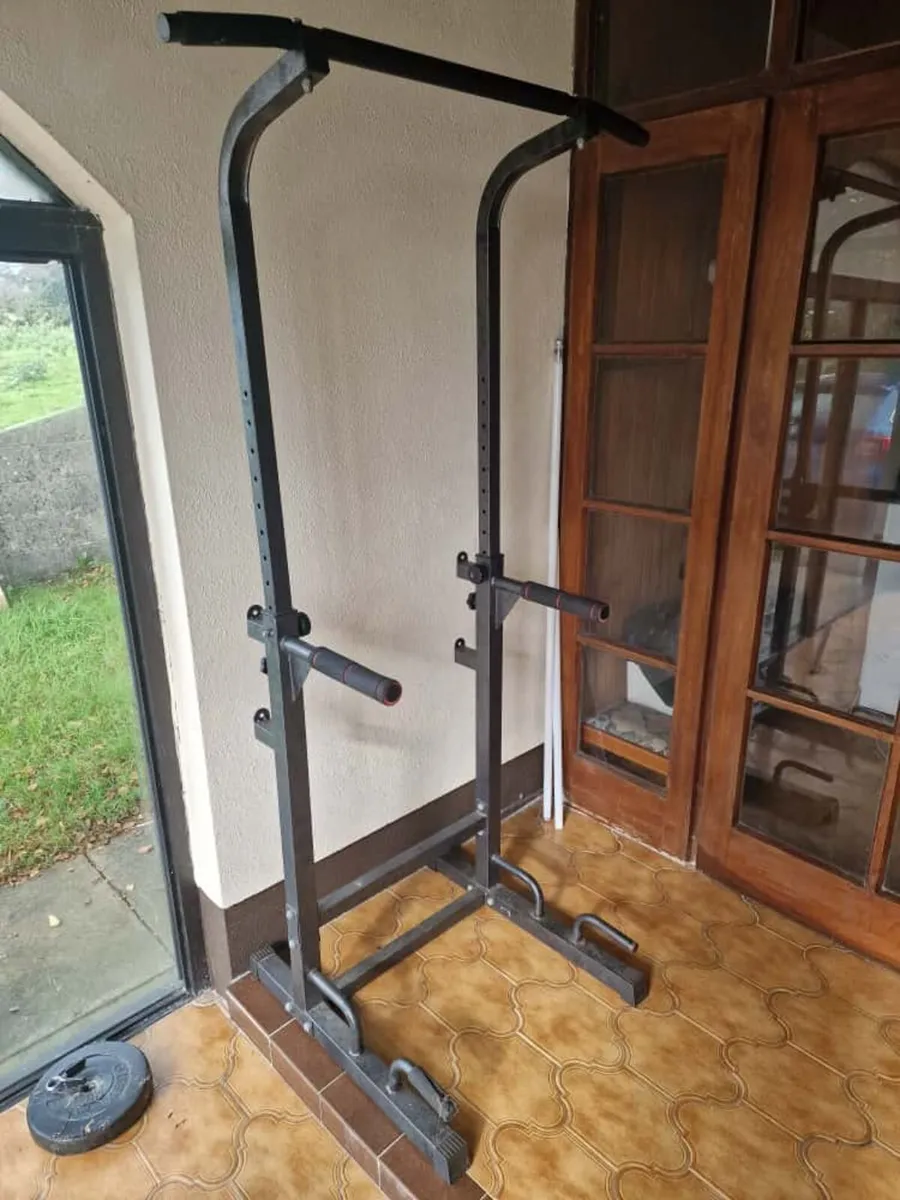 Indoor Weights bench and Push/Pull up stand - Image 2