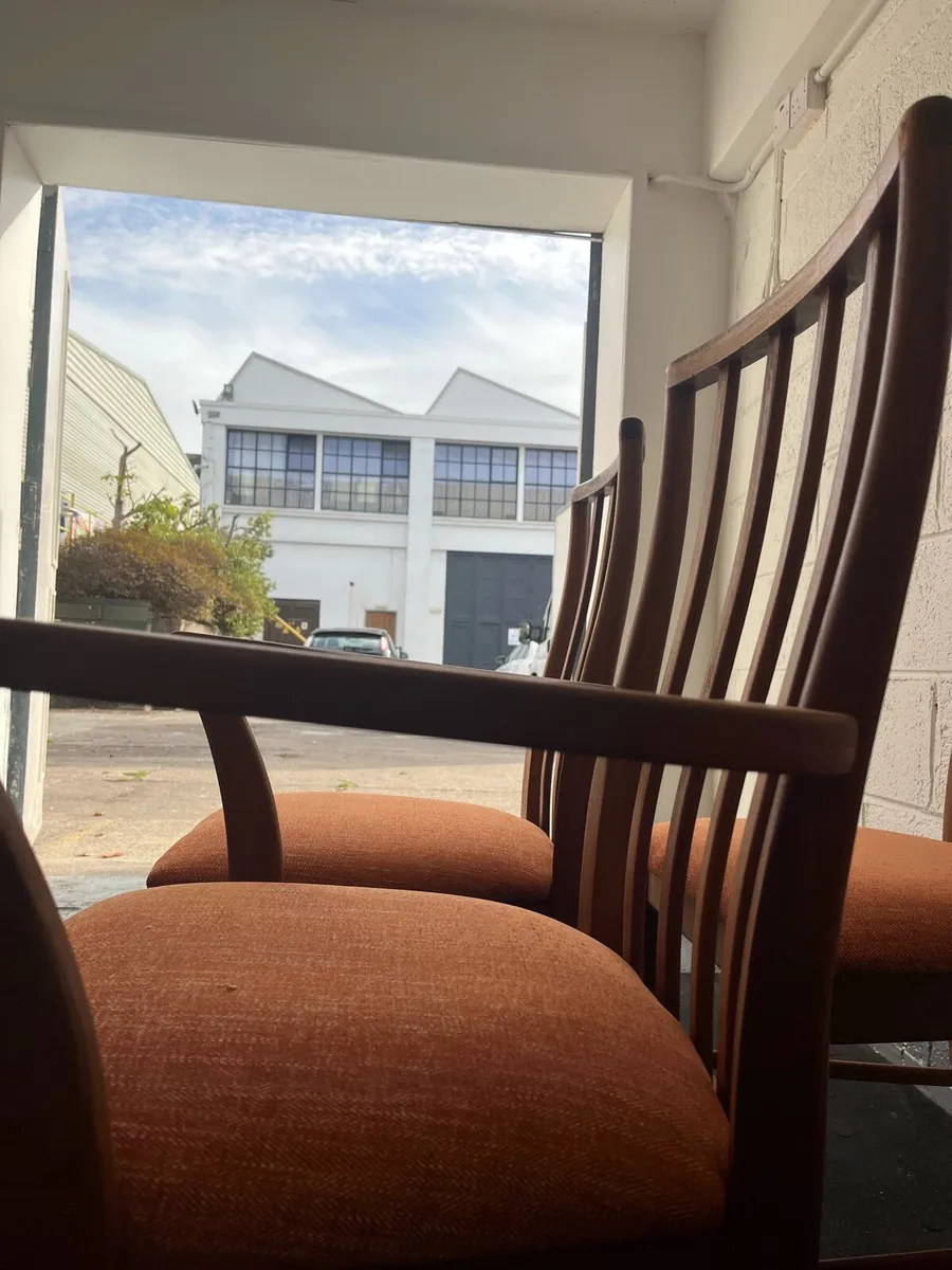 Mid century McIntosh dining chairs - Image 3