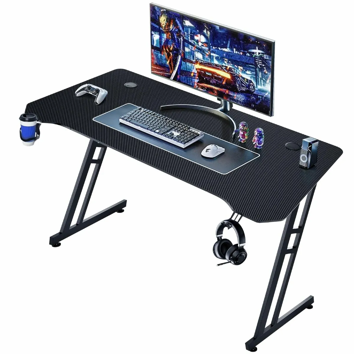 .Gaming Desk 120 x 60cm Large Computer Table PC Ga - Image 1