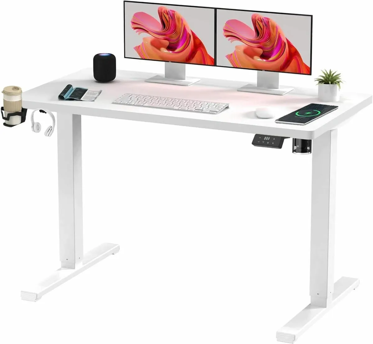 QS+110 * 60 Electric Standing Desk ONE PIECE Heigh - Image 1