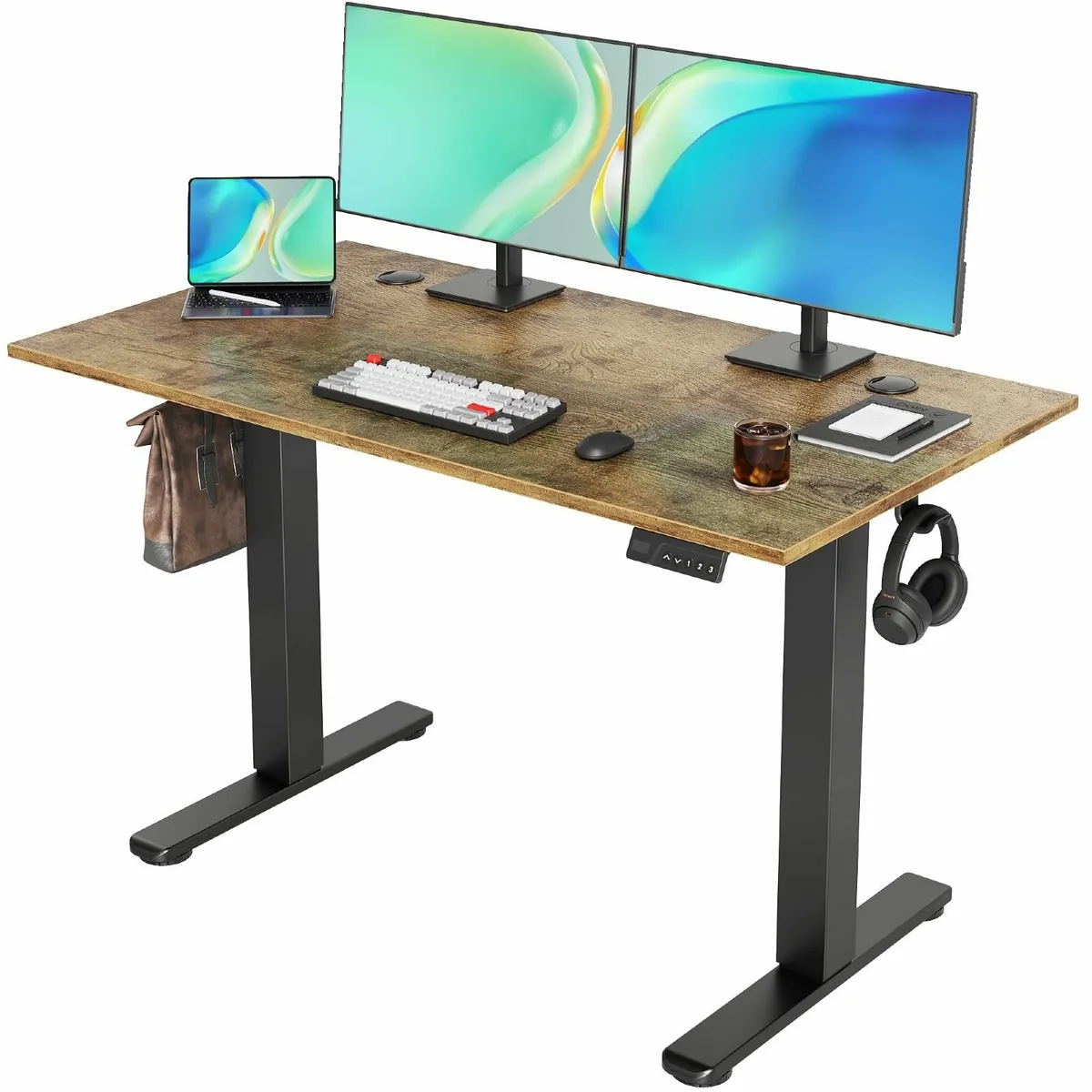 Standing Desk Electric Adjustable 120x60cm Sit Sta - Image 1