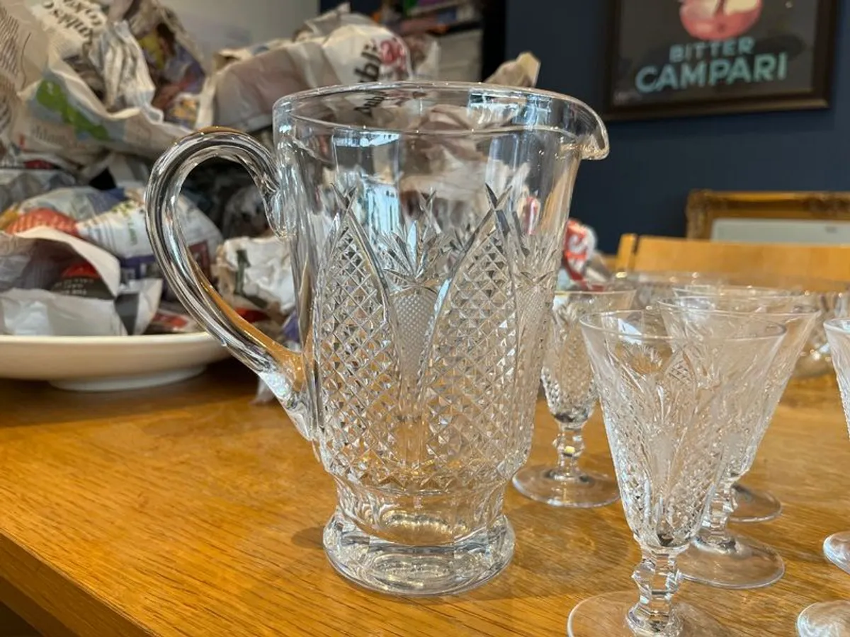 Waterford Crystal Dunmore Jug & 5 Glasses - Image 4