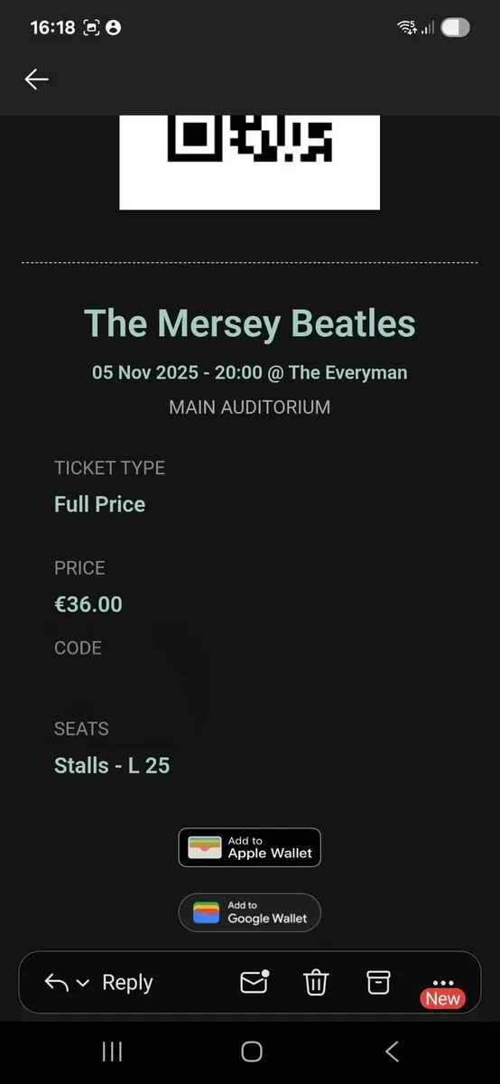 x1 Ticket Mersey Beatles - Image 3