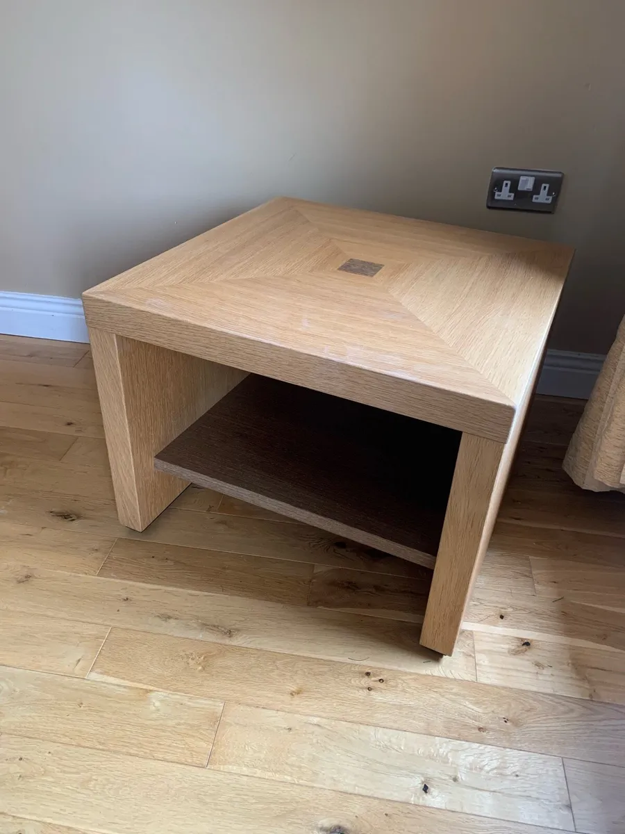 Glass cabinet, Lamp Table & Coffee Table - Image 2