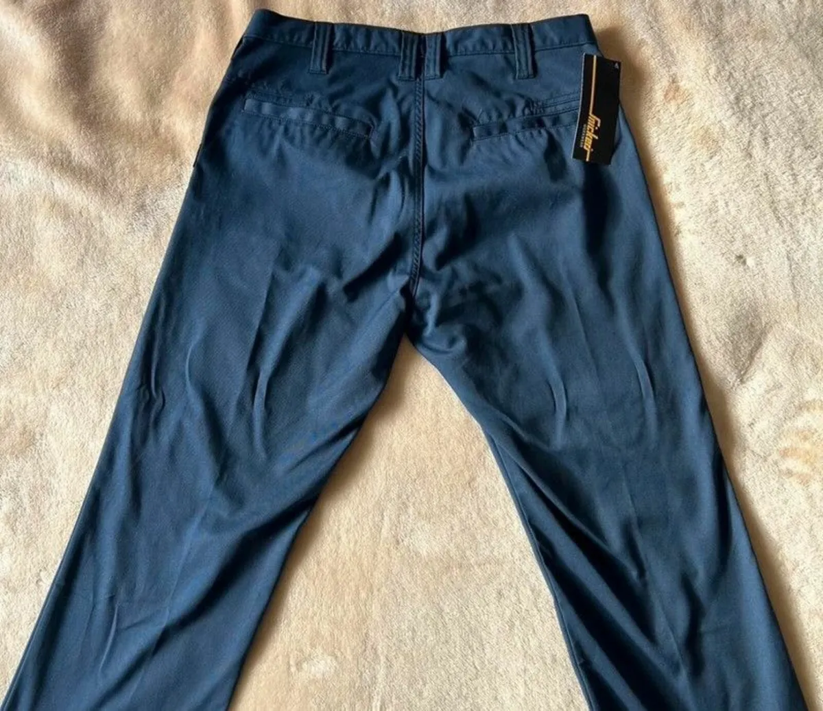Men's Snickers Navy Chino Workwear Trousers (x2) - Image 4
