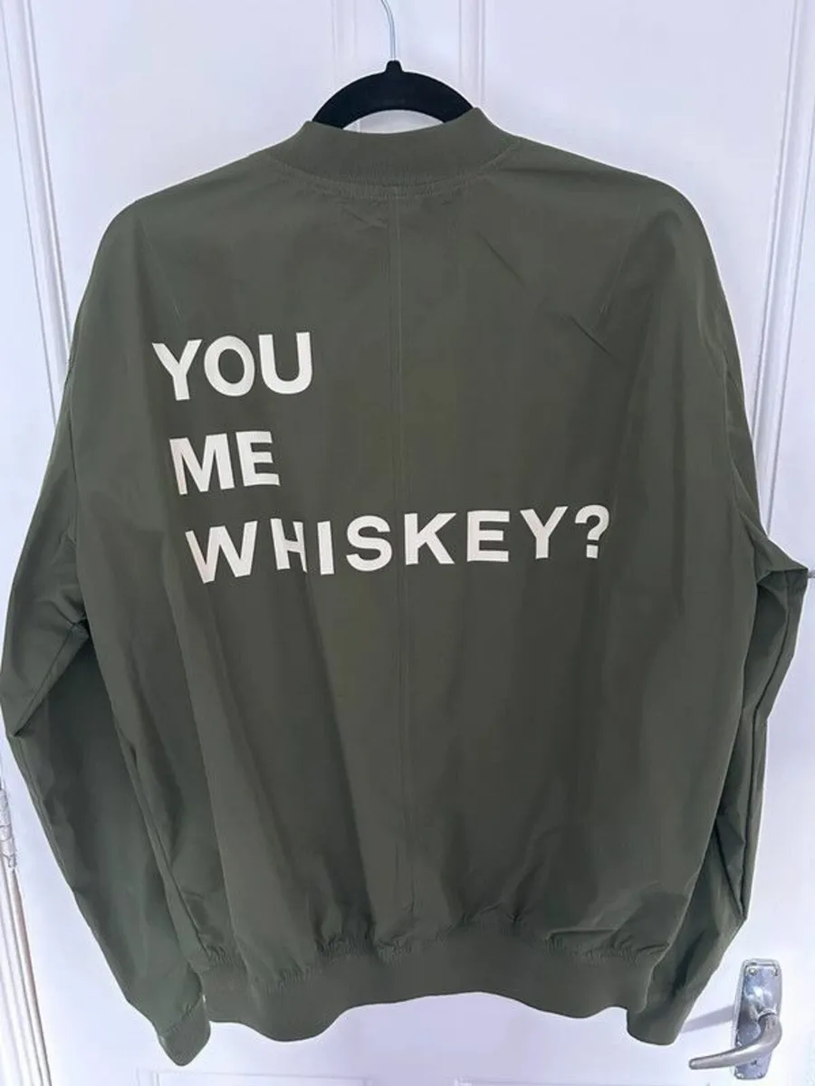 Jameson Irish whiskey Pull & Bear Bomber Jacket, M - Image 2