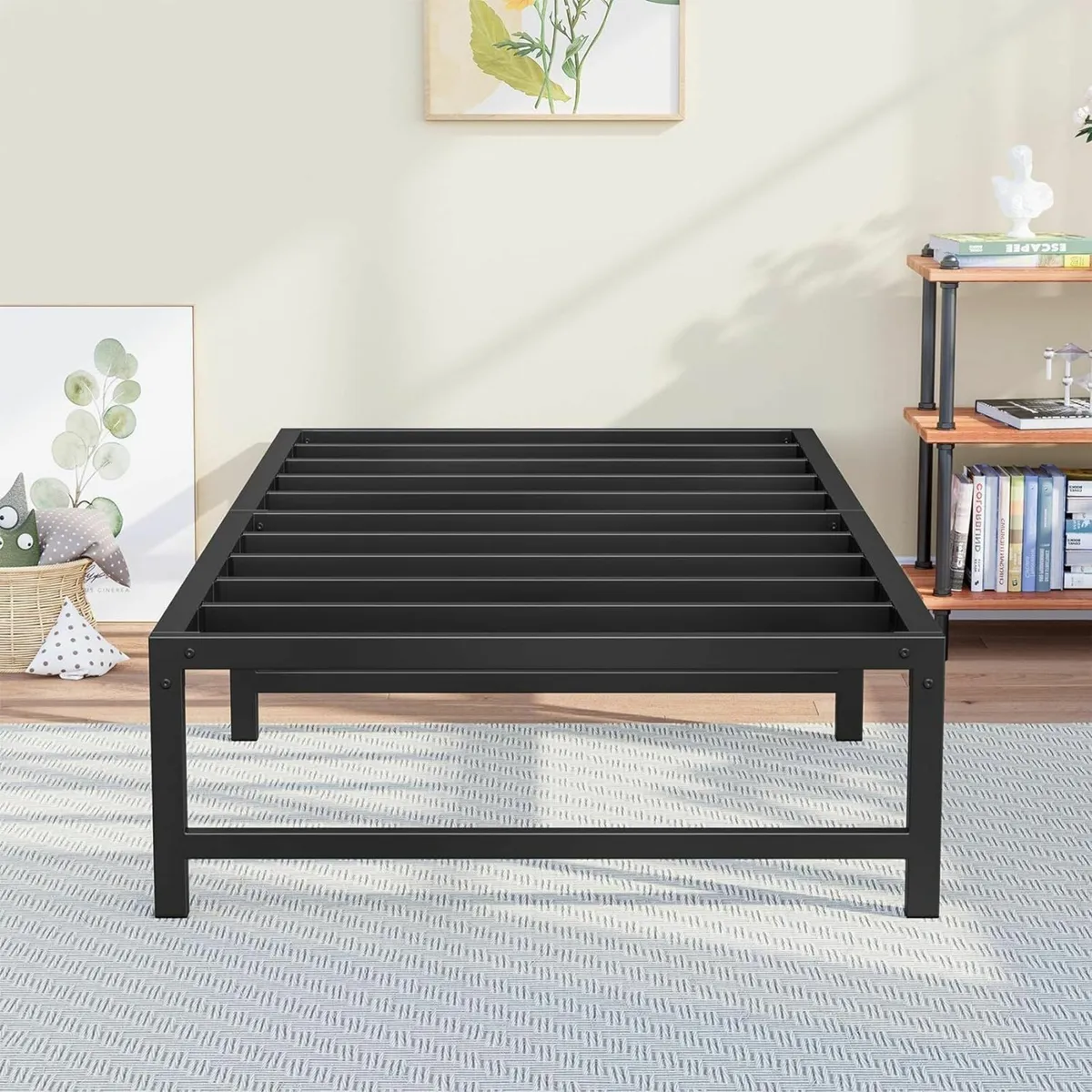 3ft Single Bed Heavy Duty Steel Slats Metal Frames - Image 1