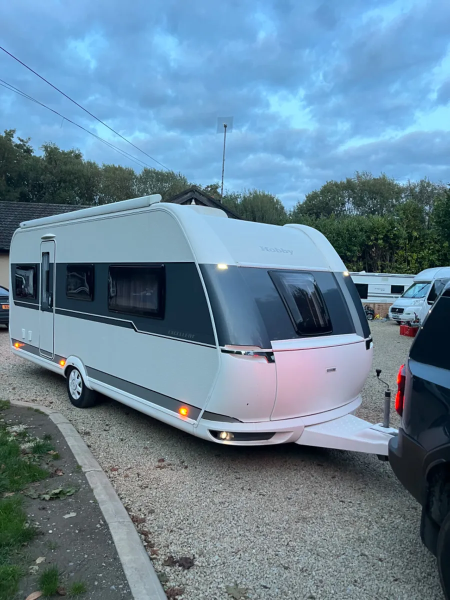 2020 Hobby 4 Berth Fixed Island Bed Caravan - Image 1