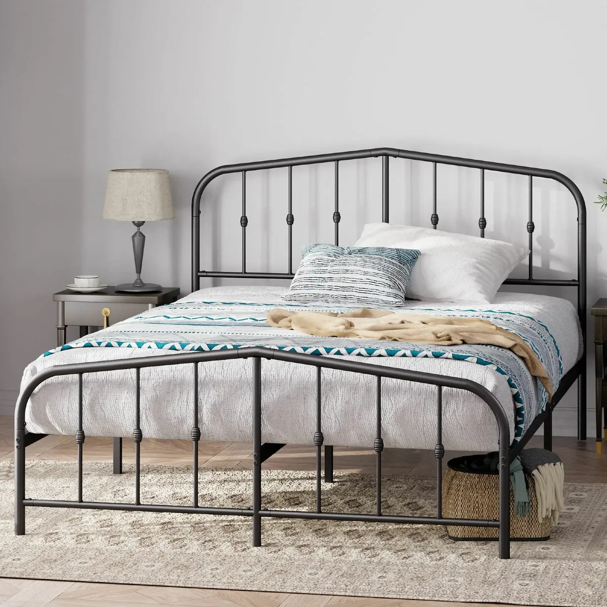 Heidi King size Bed frame - 150x200 cm 30 Height U - Image 1