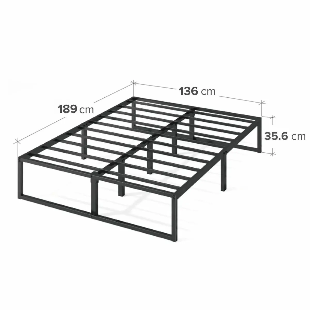 Lorelai Double Bed frame - 135x190 cm 36 Height Un - Image 2
