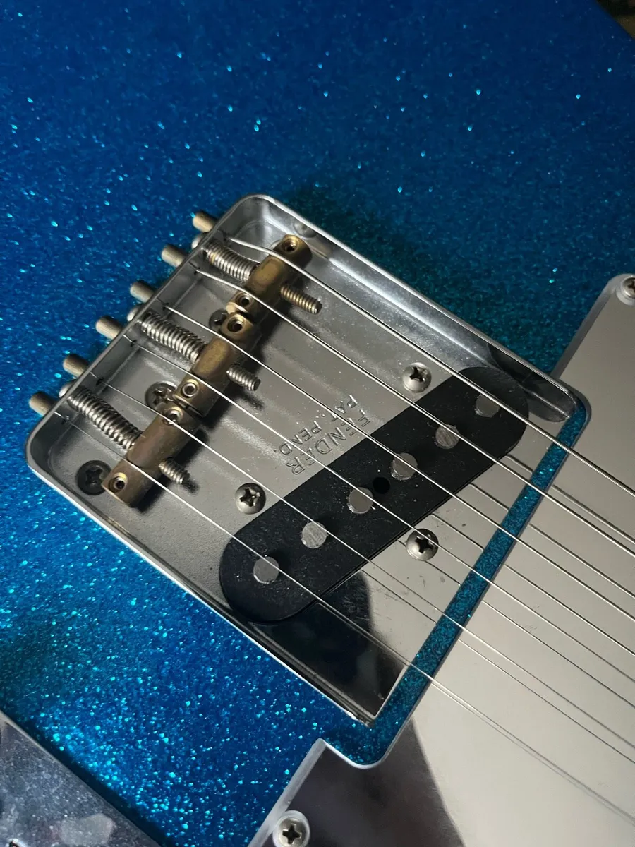 Fender J Mascis Telecaster Bottle Rocket Blue - Image 3