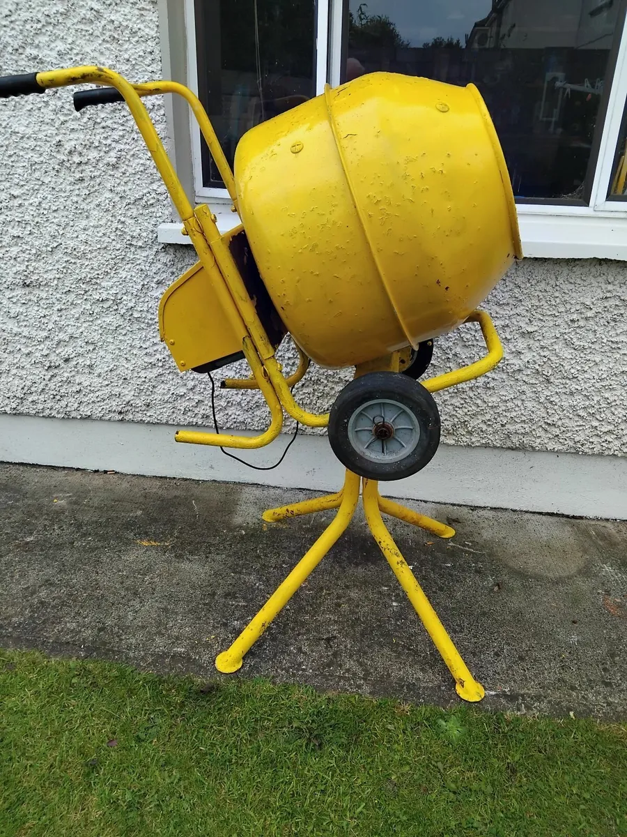 Electric Cement Mixer 2 . 5 Cubic Ft. 230V - Image 2