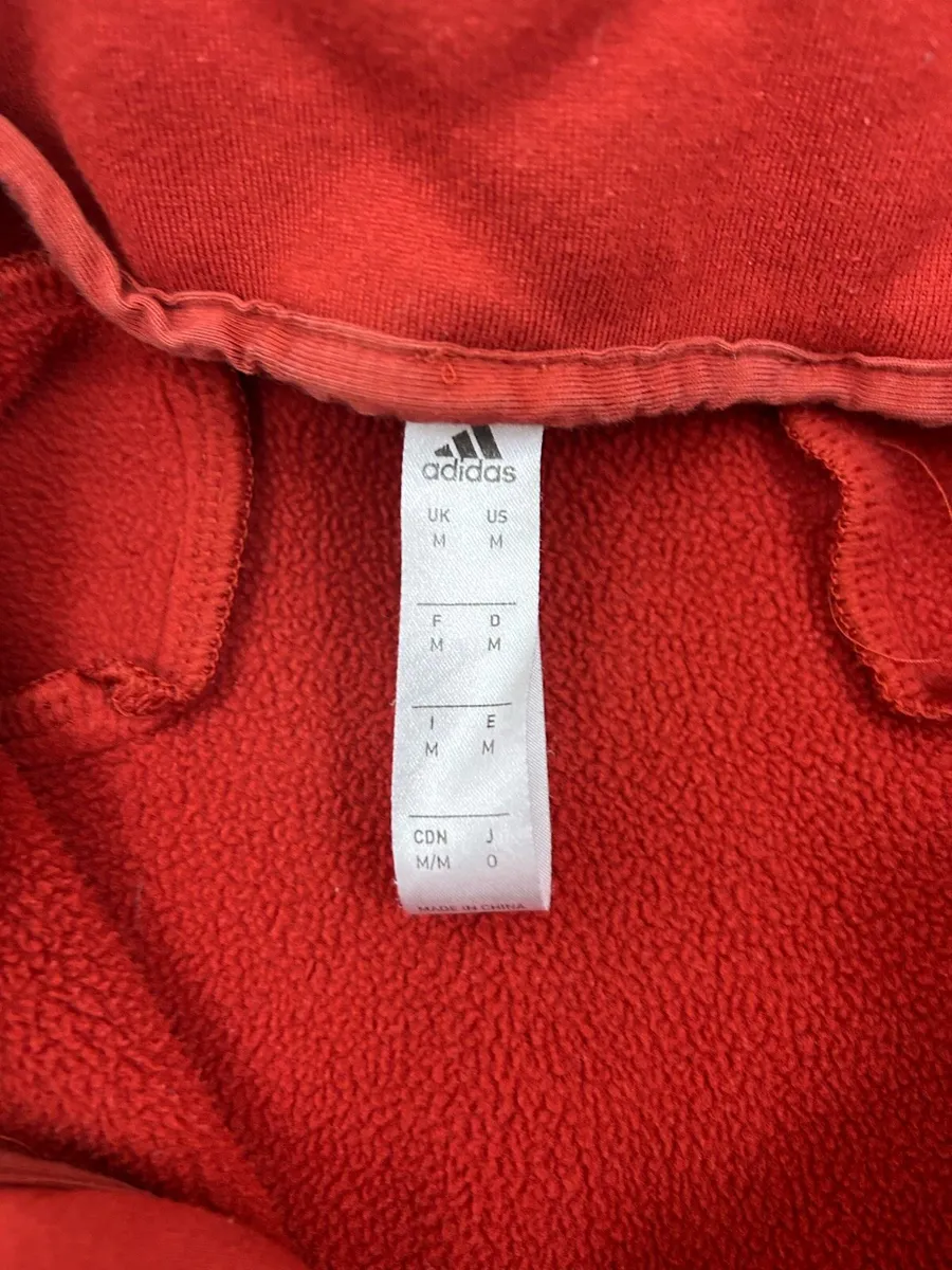 Adidas Munster Rugby Half Zip Jumper Mens Medium - Image 4