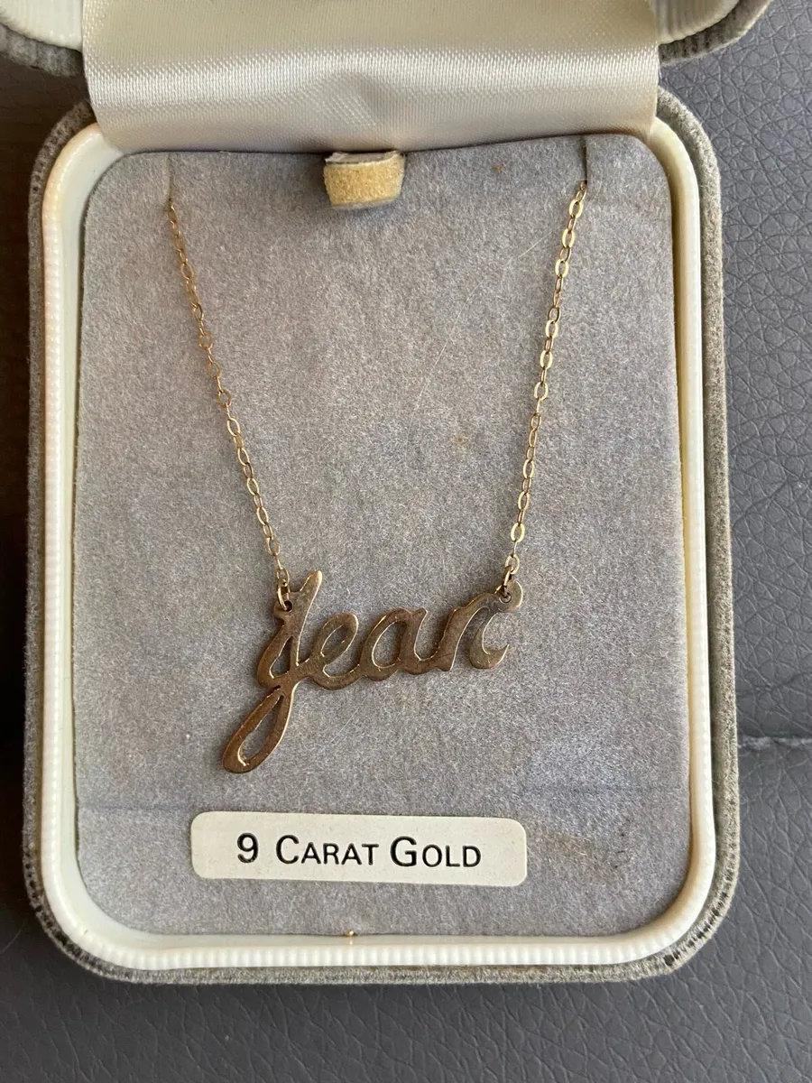9ct Gold Name Chain JEAN