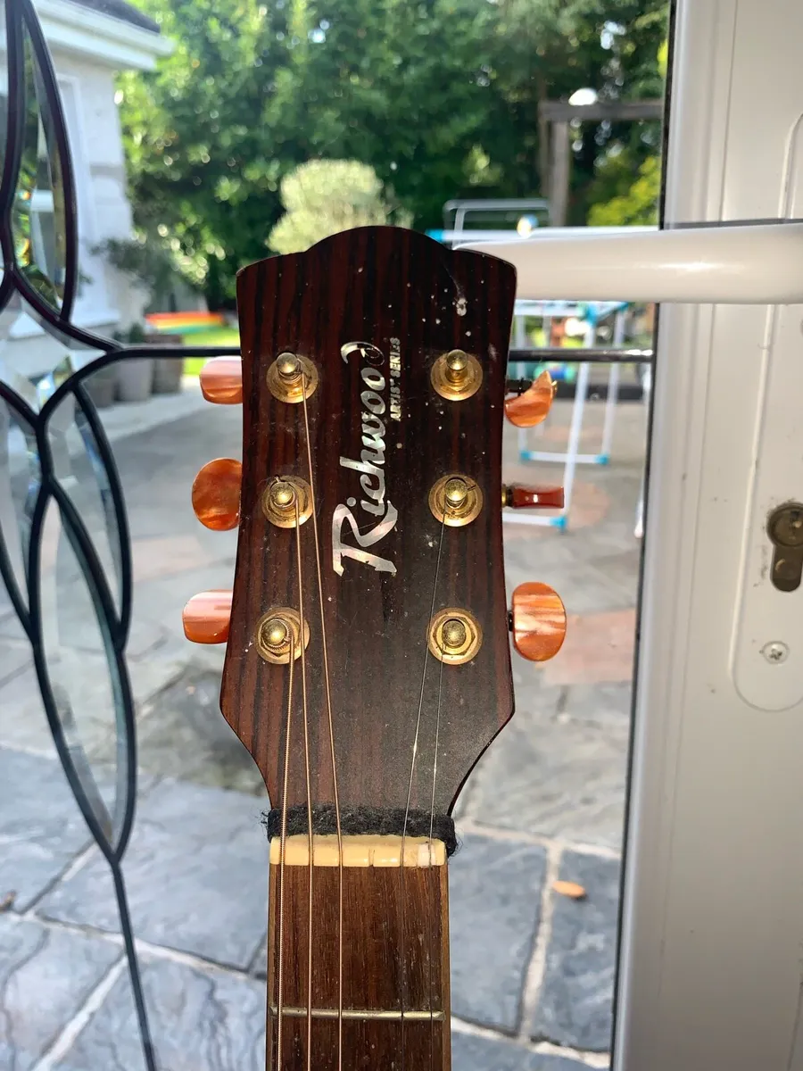 Richwood acoustic guitar (for parts or repair) - Image 3