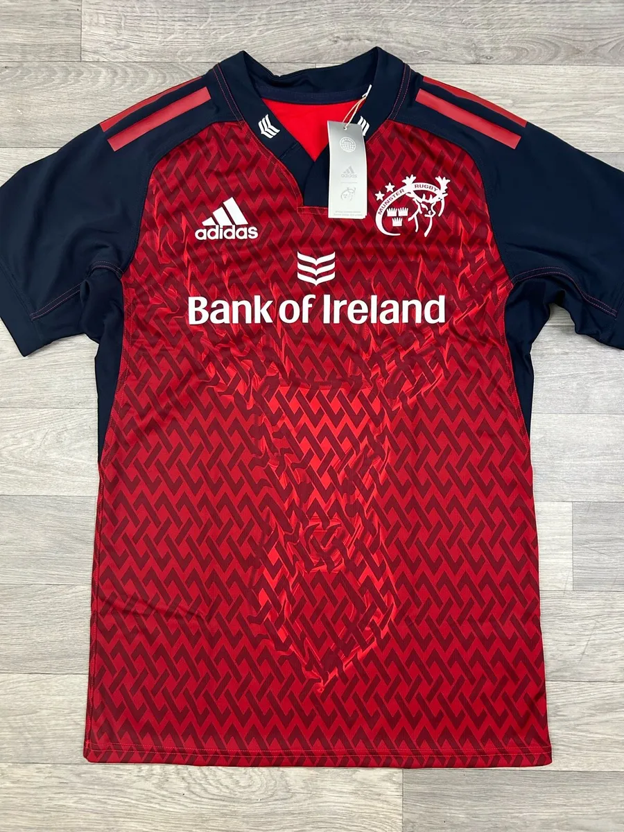 NEW Adidas Munster Rugby Player Issue Rugby Jersey - Image 2