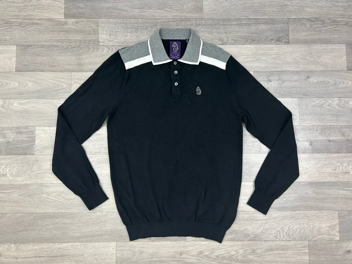 Luke 1977 London Polo Jumper Mens Medium - Image 1