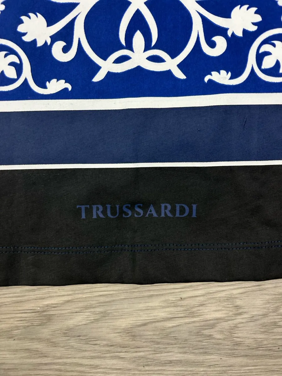 NEW Trussardi Bandana Mosaic T-Shirt Tee Mens L - Image 3