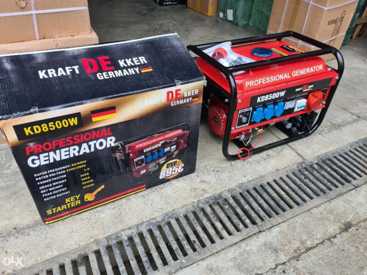 New silent diesel generator 8.5kva key start