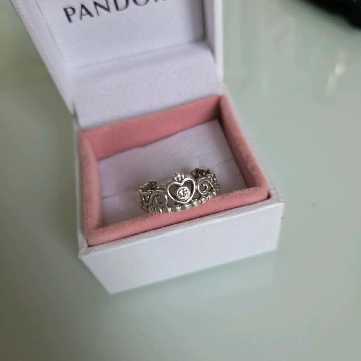 Genuine Pandora  Tiara  ring size 52 - Image 4