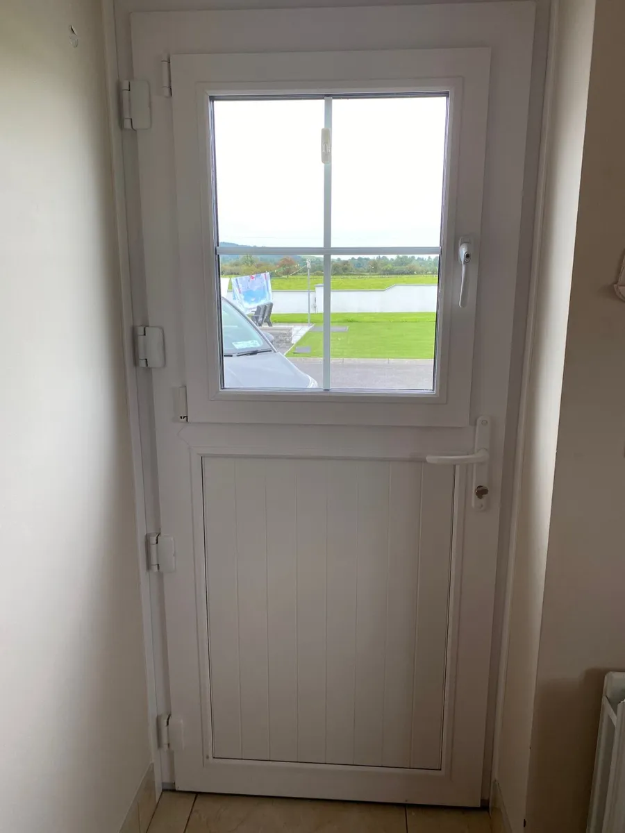 PVC door and frame - Image 1