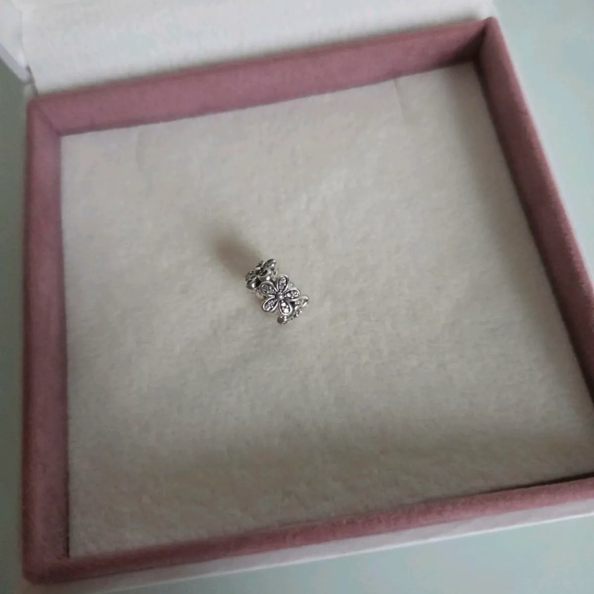 Pandora separately charm sparkly flower - Image 2