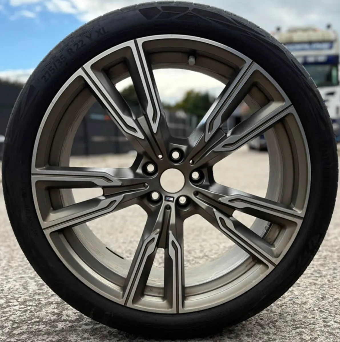 22" Genuine BMW 747M Alloy Wheels & Continental Ty - Image 4