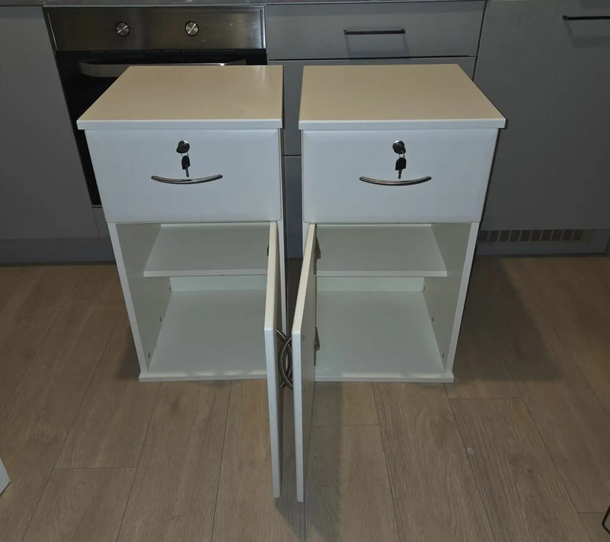 Bed side lockers - Image 1