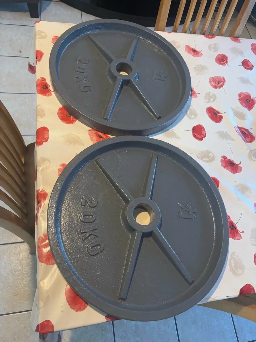 20KG OLYMPIC WEIGHTS, STRENGTHSHOP BRANDED!! - Image 1