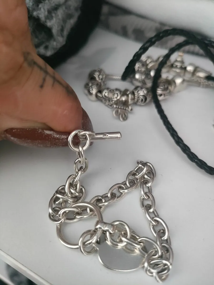 Sterling Silver Bracelets, 925 Silver - Image 1