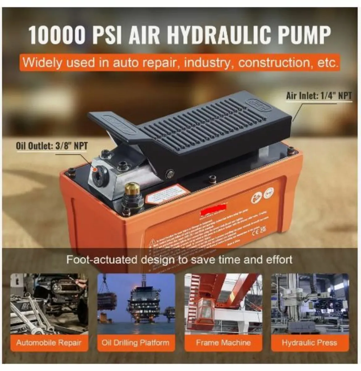 Air Hydraulic Pump, 6895 bar - Image 3