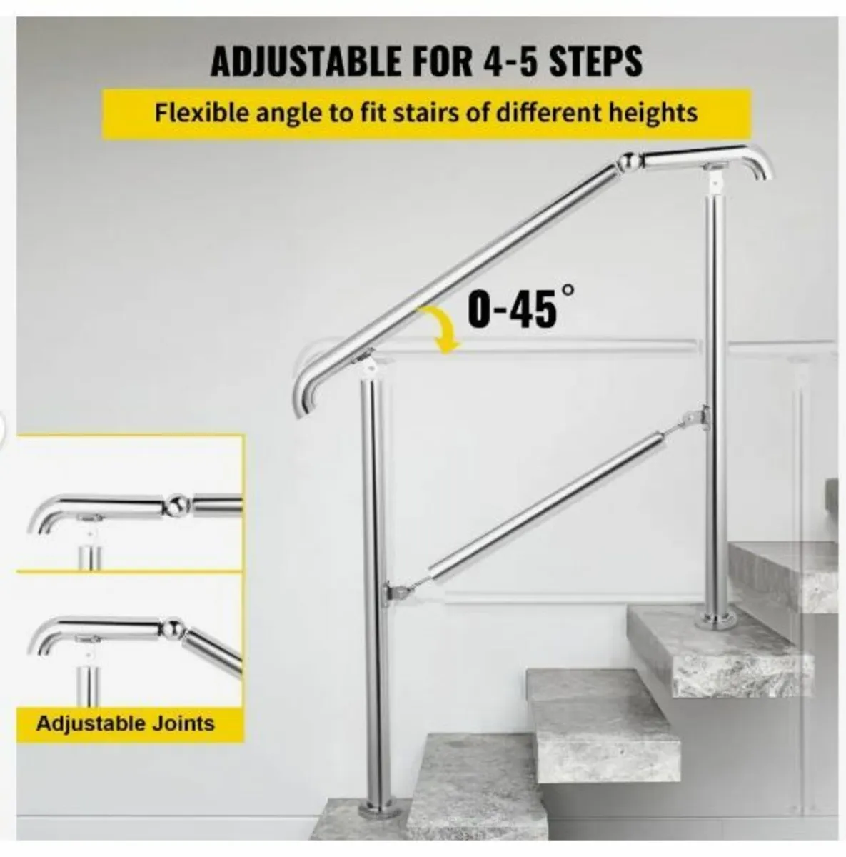 5 Step Railing Stainless Steel - Image 2