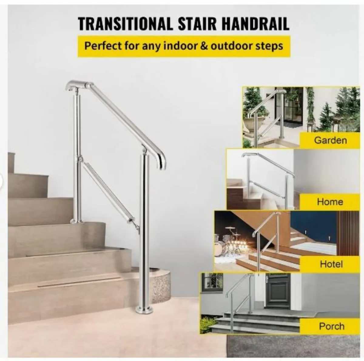 5 Step Railing Stainless Steel - Image 3