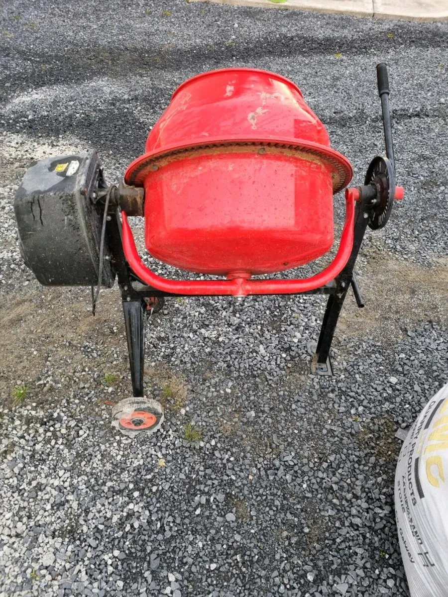Cement mixer electric 230v - Image 3