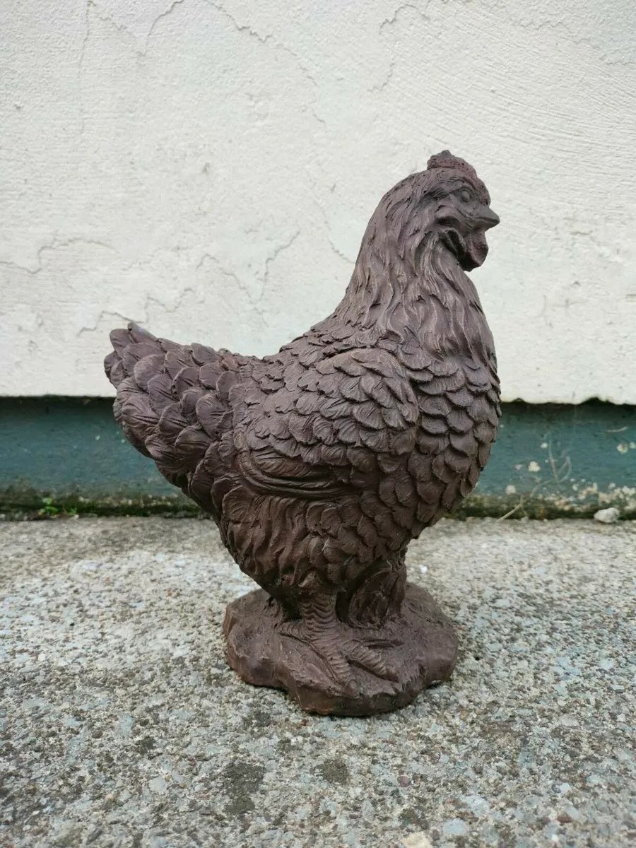 Concrete Chicken Ornament - Image 2