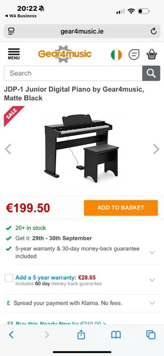 Digital junior piano