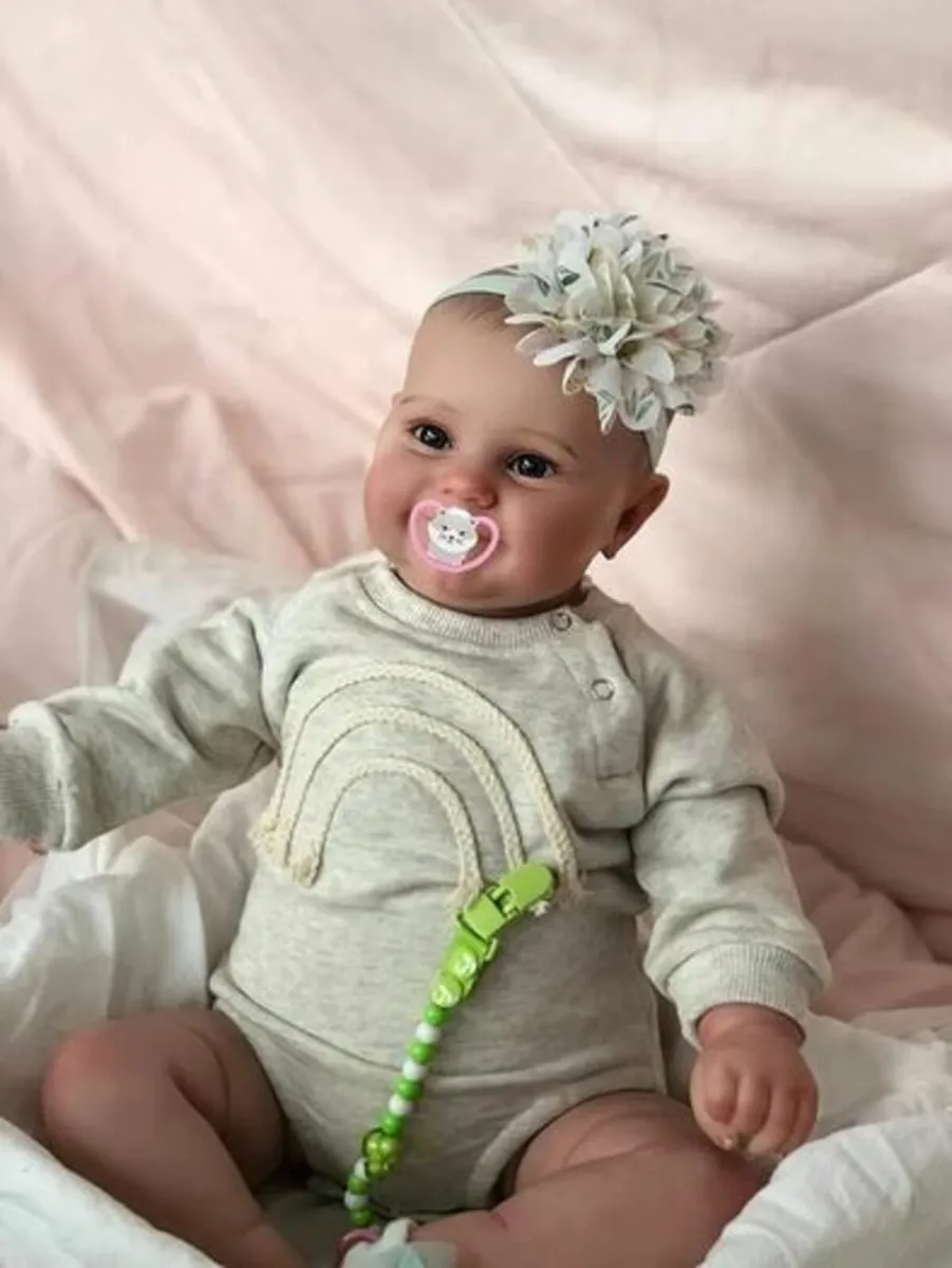 Reborn doll Silicone Vinyl combo Sweet Smile Baby - Image 1